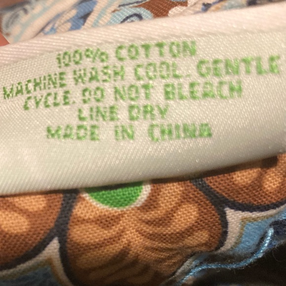 Vera Bradley Retired Printed Purse Bali Blue - Picture 7 of 10